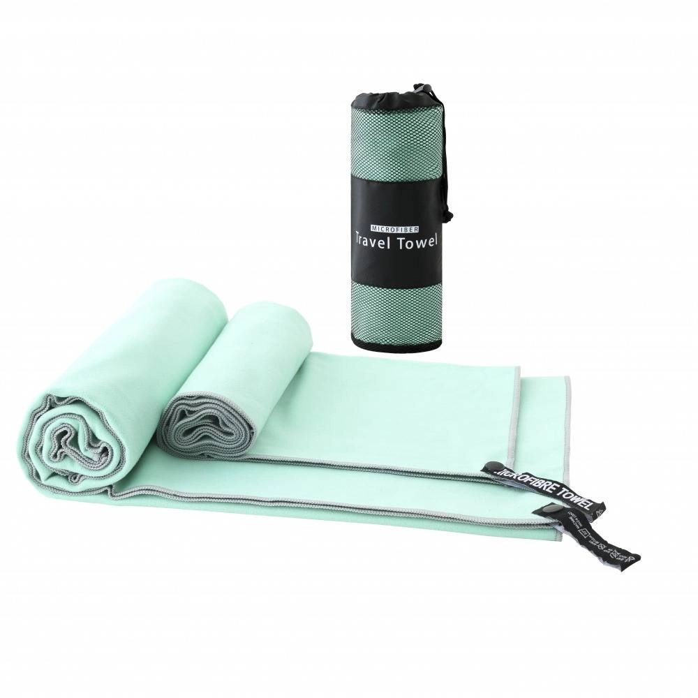 Set of 2 Microfiber Travel Towel Set Fast Drying Lightweight
