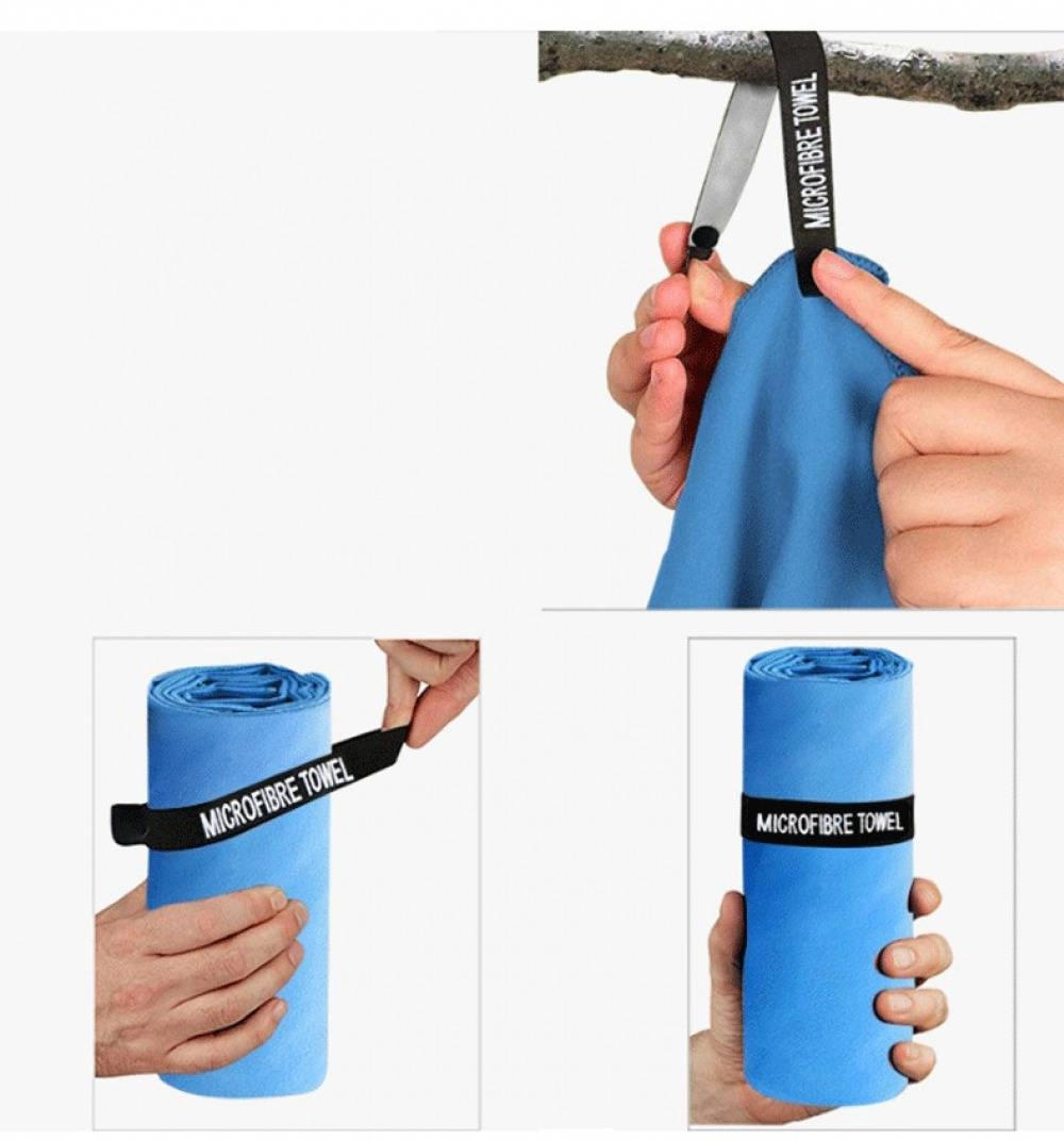 Set of 2 Microfiber Travel Towel Set Fast Drying Lightweight