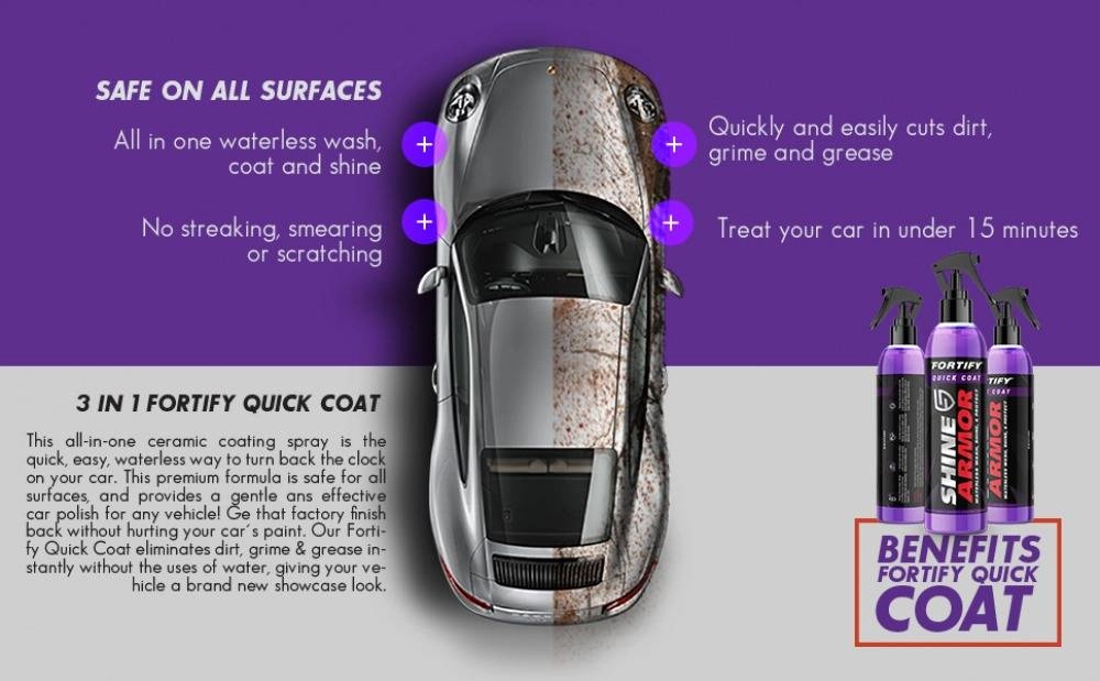 Shine Armor Fortify Quick Coat Ceramic Car Coating Spray