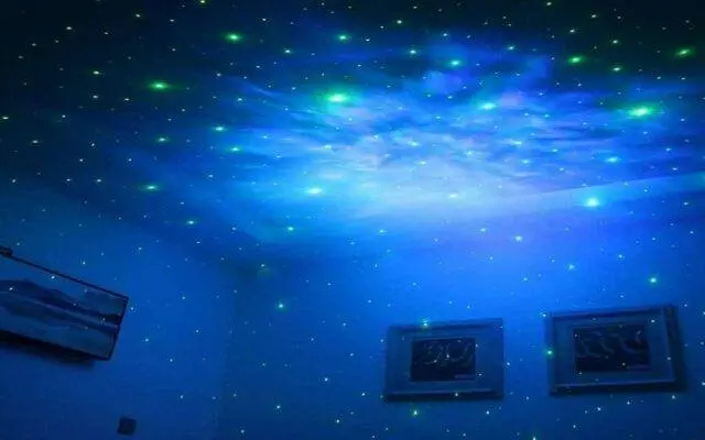Star Projector Galaxy Night Light Spaceman Lamp