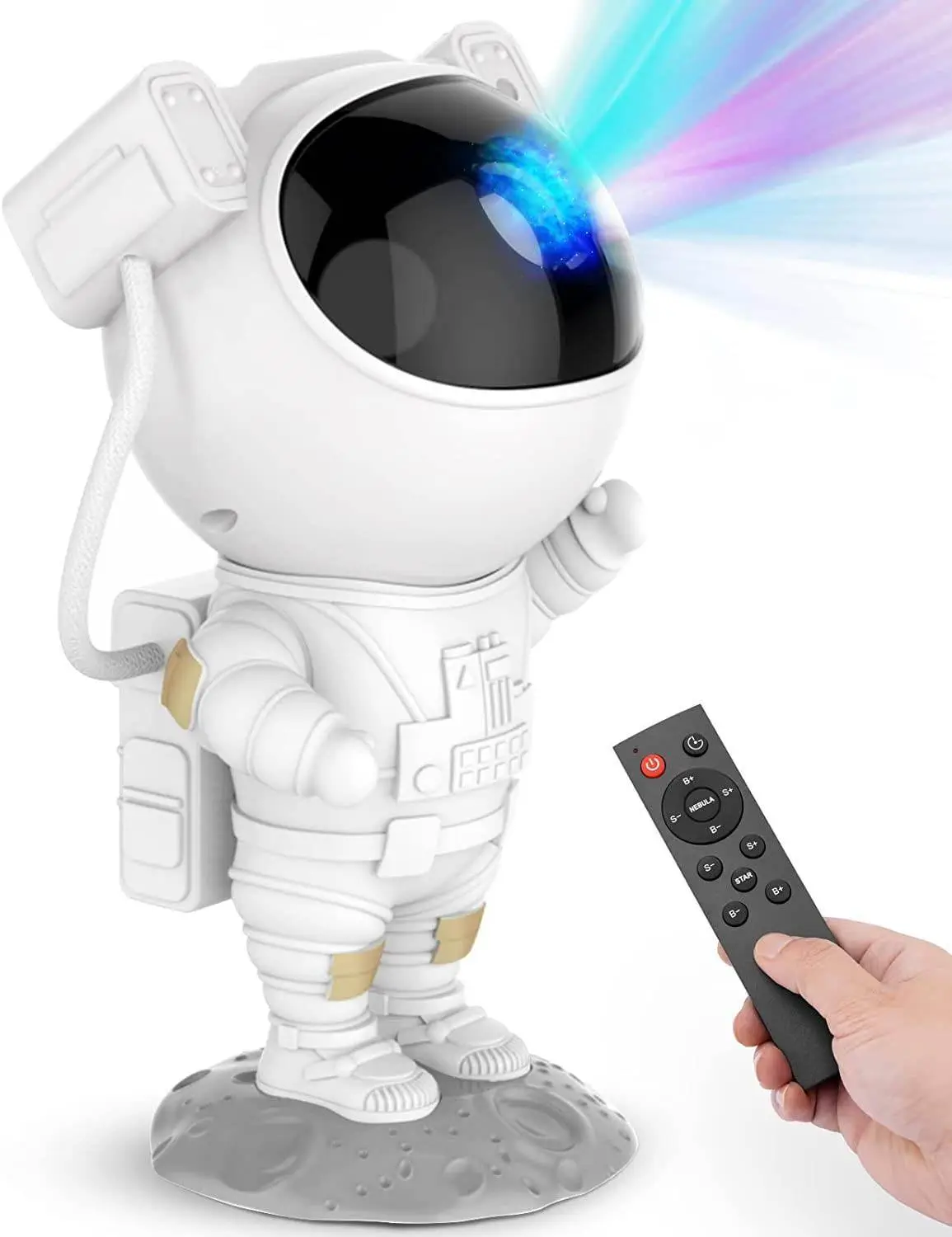 Star Projector Galaxy Night Light Spaceman Lamp