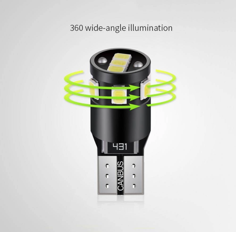 T10 Canbus LED park light bulb 2835 SMD 152lm High Lumen Super Bright