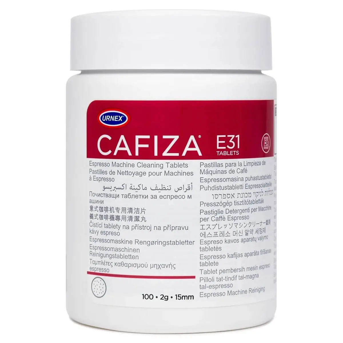 URNEX CAFIZA E31 Coffee Machine Cleaning Tablets 2g 100pcs