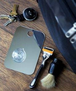 Unbreakable Fog Free Travel Shower Mirror Kit