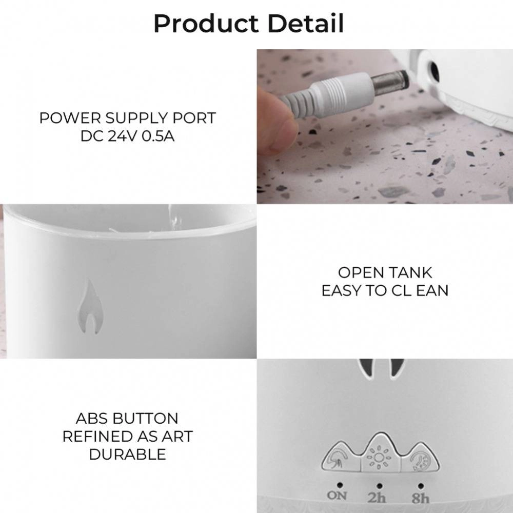 Volcano Aroma Air Diffuser Humidifier Fire Flame