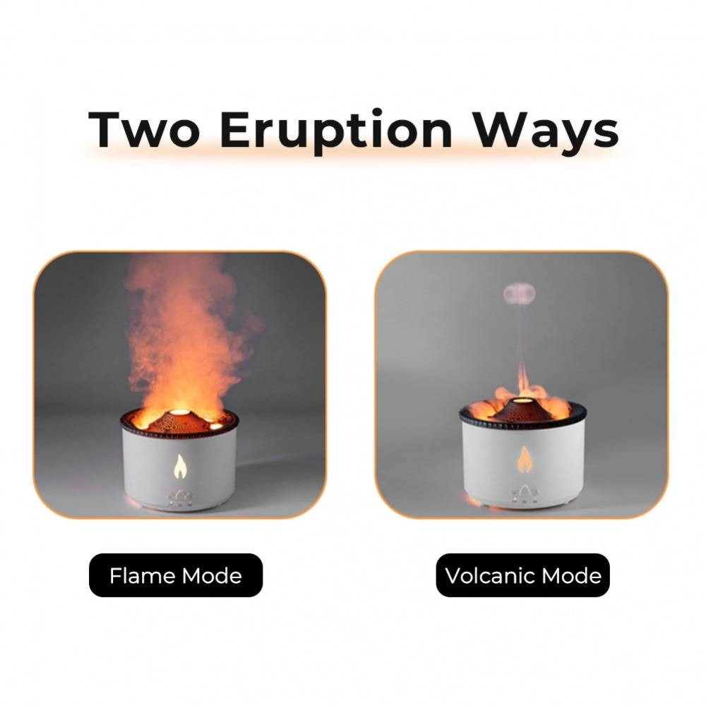 Volcano Aroma Air Diffuser Humidifier Fire Flame