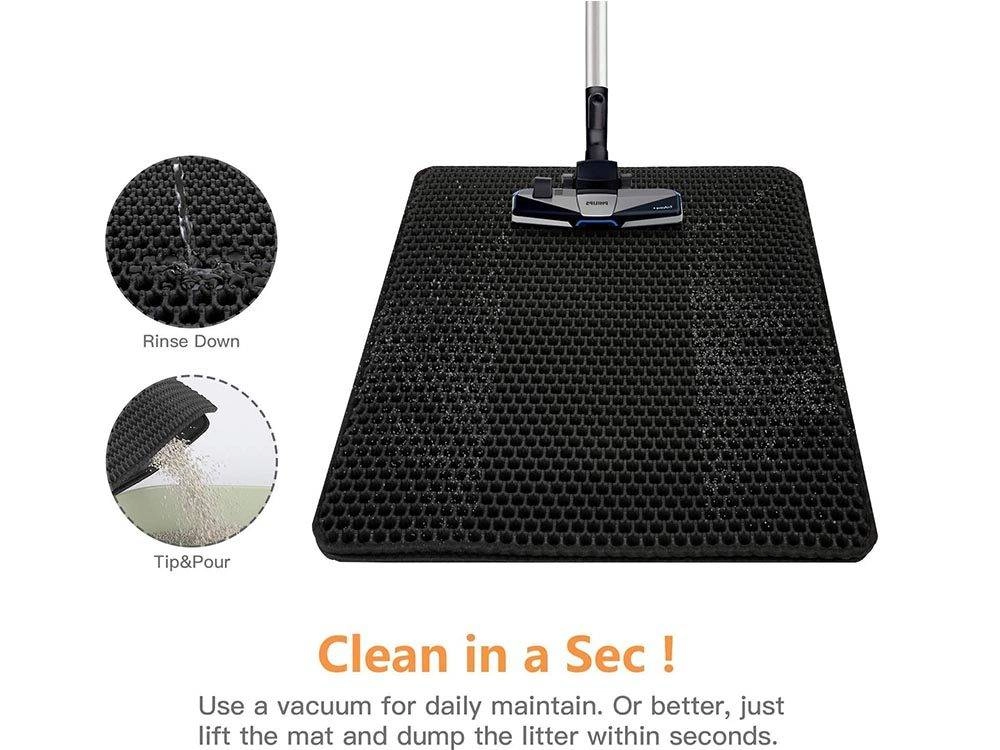 Waterproof Pet Cat Litter Mat Double Layer
