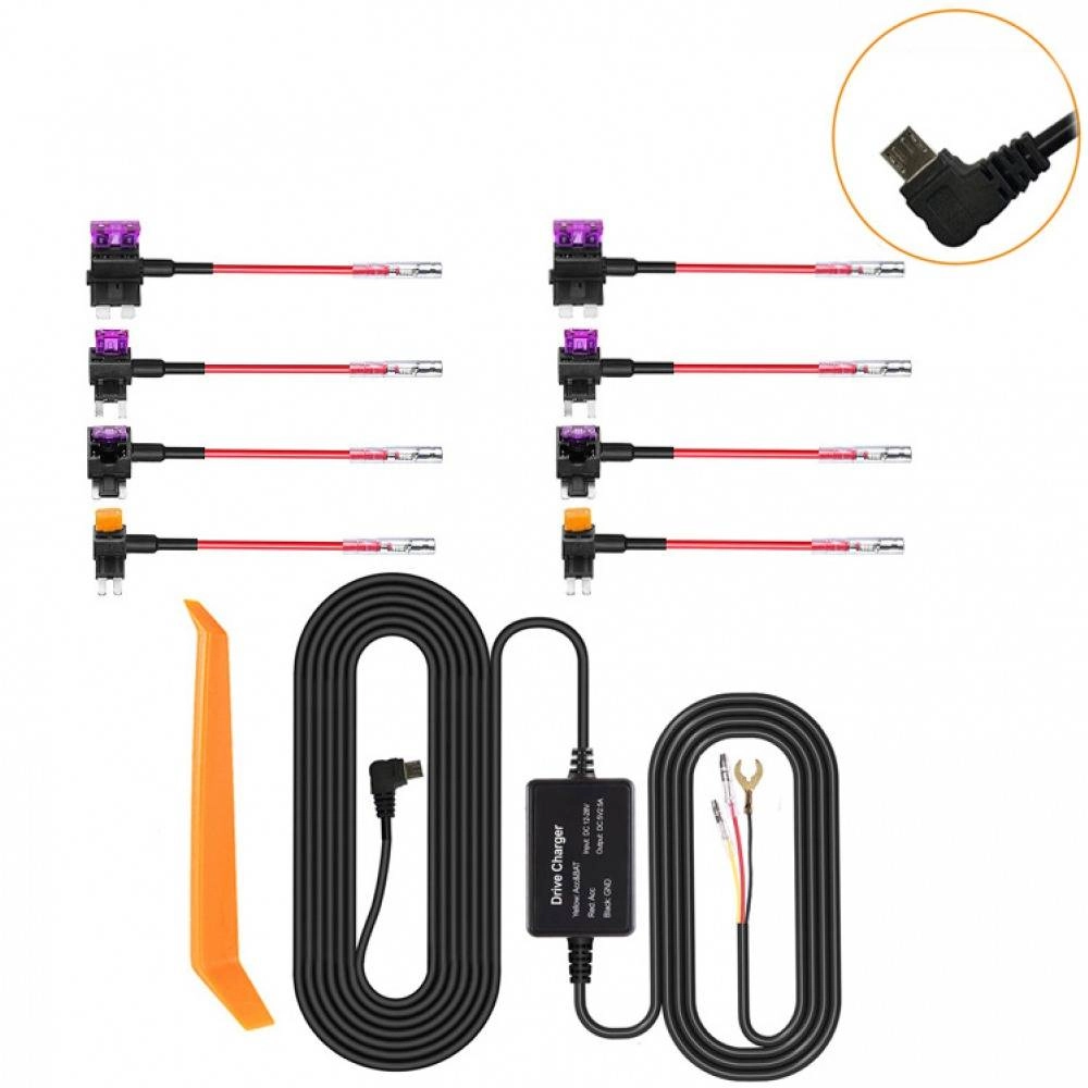 Dash cam charger hardwire Fuse kit For Camera Recorder DVR Exclusive Power Supply Box for 70mai