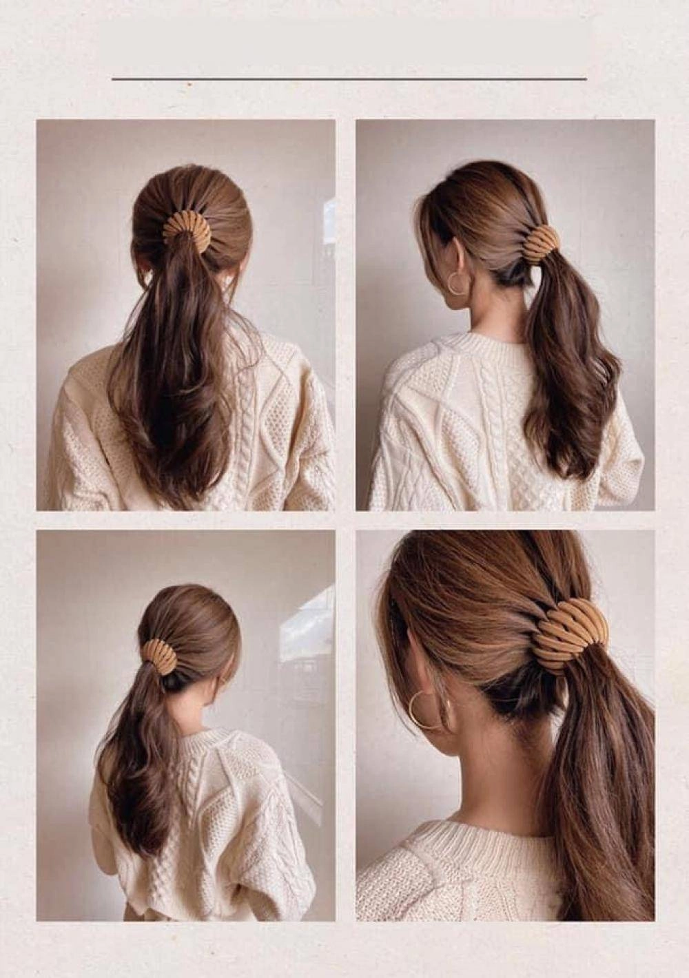Korean Style Bird Nest Expanding Hairpins Hair Claw Clips