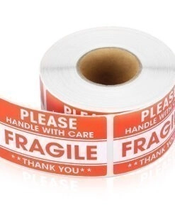 500PCS Fragile Stickers Handle With Care Warning Labels