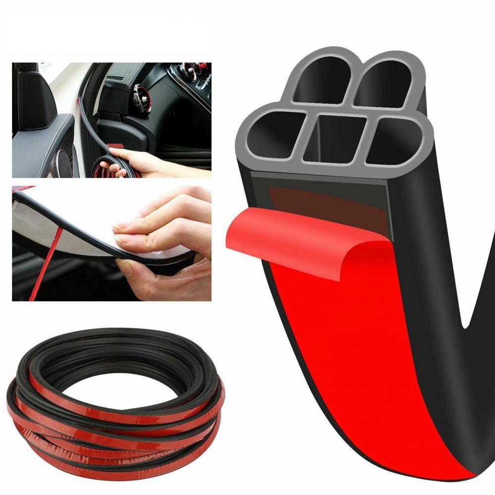 Car Door Seal Strips Sticker Rubber & Waterproof & Soundproof
