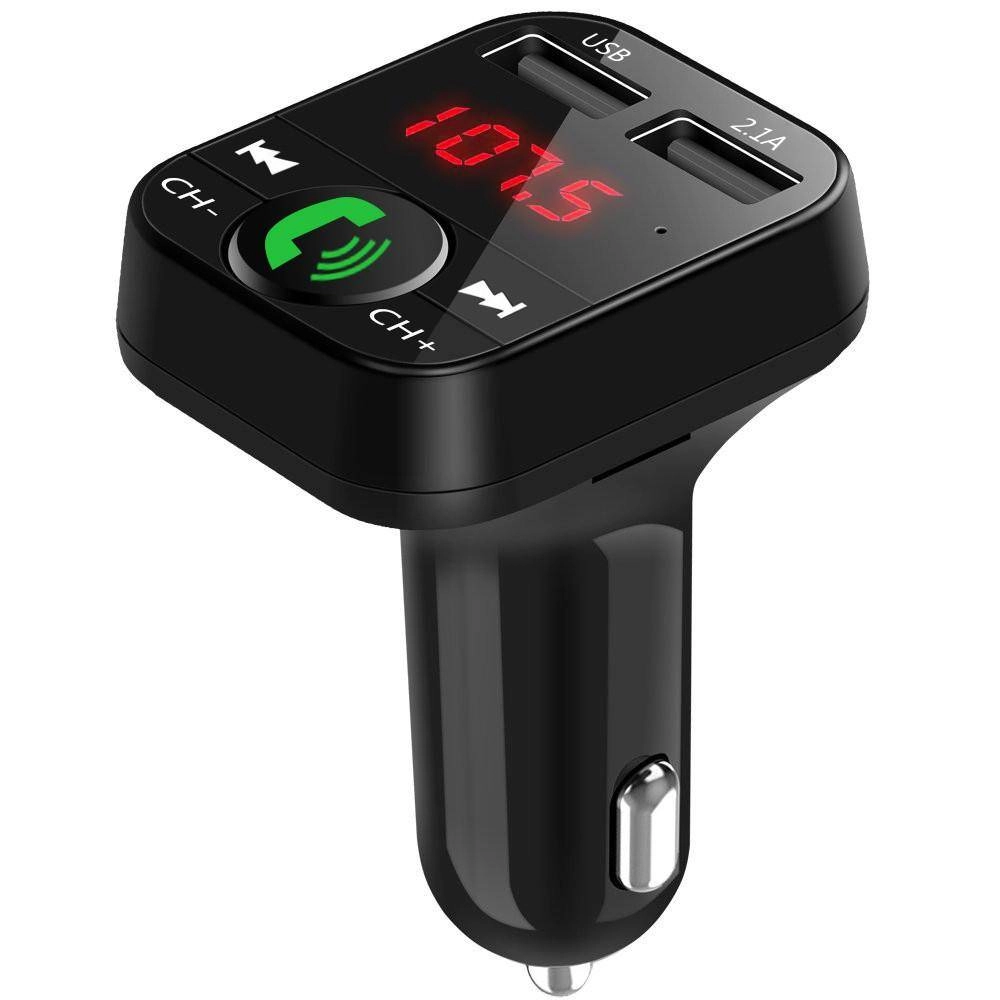 FM transmitter MP3 Player USB Charger 2.1A 12-24V Handsfree Wireless