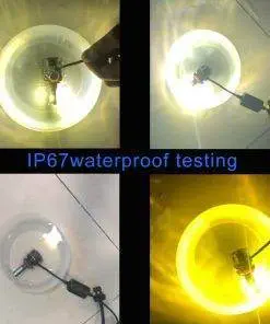 9005 HB3 LED Headlight bulbs adjustable colour 3000/4300/6000k low/high beam