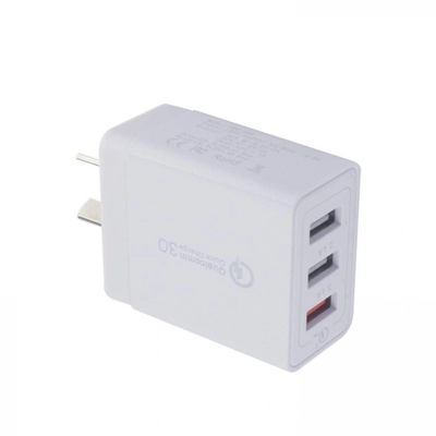 30W QC 3.0 3 Port USB Wall Charger Adapter