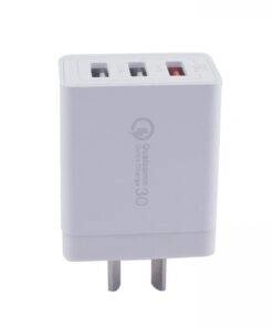 30W QC 3.0 3 Port USB Wall Charger Adapter