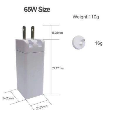 65W Type-C USB-C PD USB Fast Wall Charger