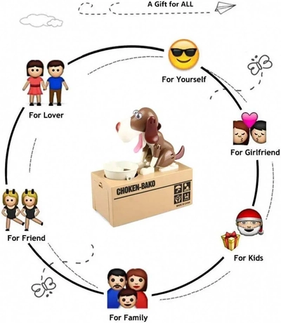 Birthday Gift My Dog Piggy Bank