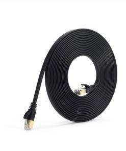 CAT 7 10Gbps ULTRA-FAST Flat Ethernet Network Internet Cable Cord