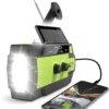 Emergency Solar Hand Crank Portable Charger and Flashlight