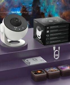 Galaxy Projector Starlight Lamp with 13 Film Discs