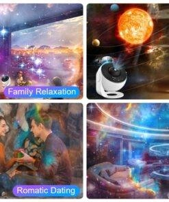 Galaxy Projector Starlight Lamp with 13 Film Discs