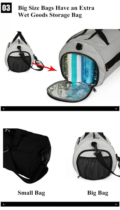 INOXTO Professional Men Women Sports Gym Bags