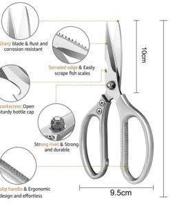 Multifunctional Kitchen Shears Stainless Steel Scissors