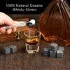 Luxury Whisky Stones Gift Set 9 Granite Ice Cube