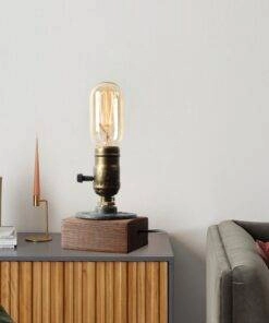 Modern Industrial Retro Edison Bedside Desk Lamp