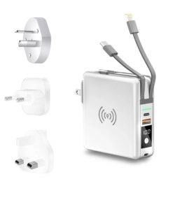 Ultimate 5 in 1 10000mAh Travel Power Bank Adapter Universal Charger