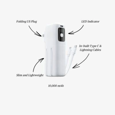 Universal Slim Travel Power Bank USB-C 22.5W 10000mAh
