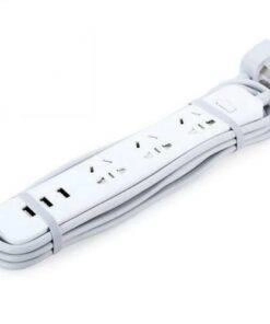 Xiaomi Power Extension Cord Household Lead with 3 USB 1.8M – 2 Colours