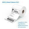 350PCs 150mm x 10mm (4×6) Thermal Transfer Courier Label Permanent Adhesive