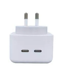 40W Dual USB-C Type-C PD Wall Charger Adapter for iPhone Samsung
