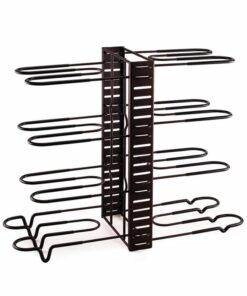 Adjustable 8 Tier Pan and Pot Lid Holder Rack