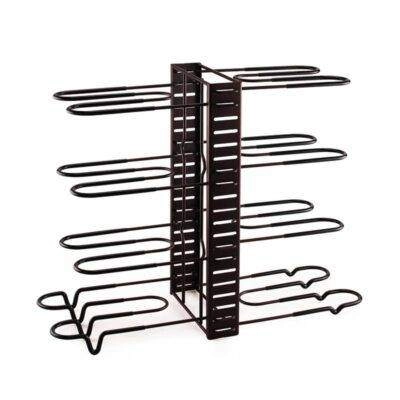 Adjustable 8 Tier Pan and Pot Lid Holder Rack