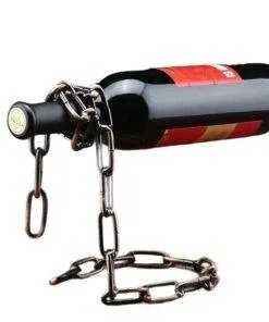Floating Chain Wine Holder Rack