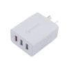 30W QC 3.0 Fast Quick iPhone Charger 3 Port USB Hub Wall Charger Adapter